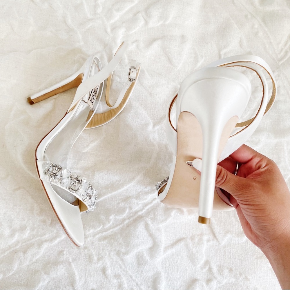 Badgley Mischka Taryn Stiletto Heels Size 9 $245 - Picture 5 of 7